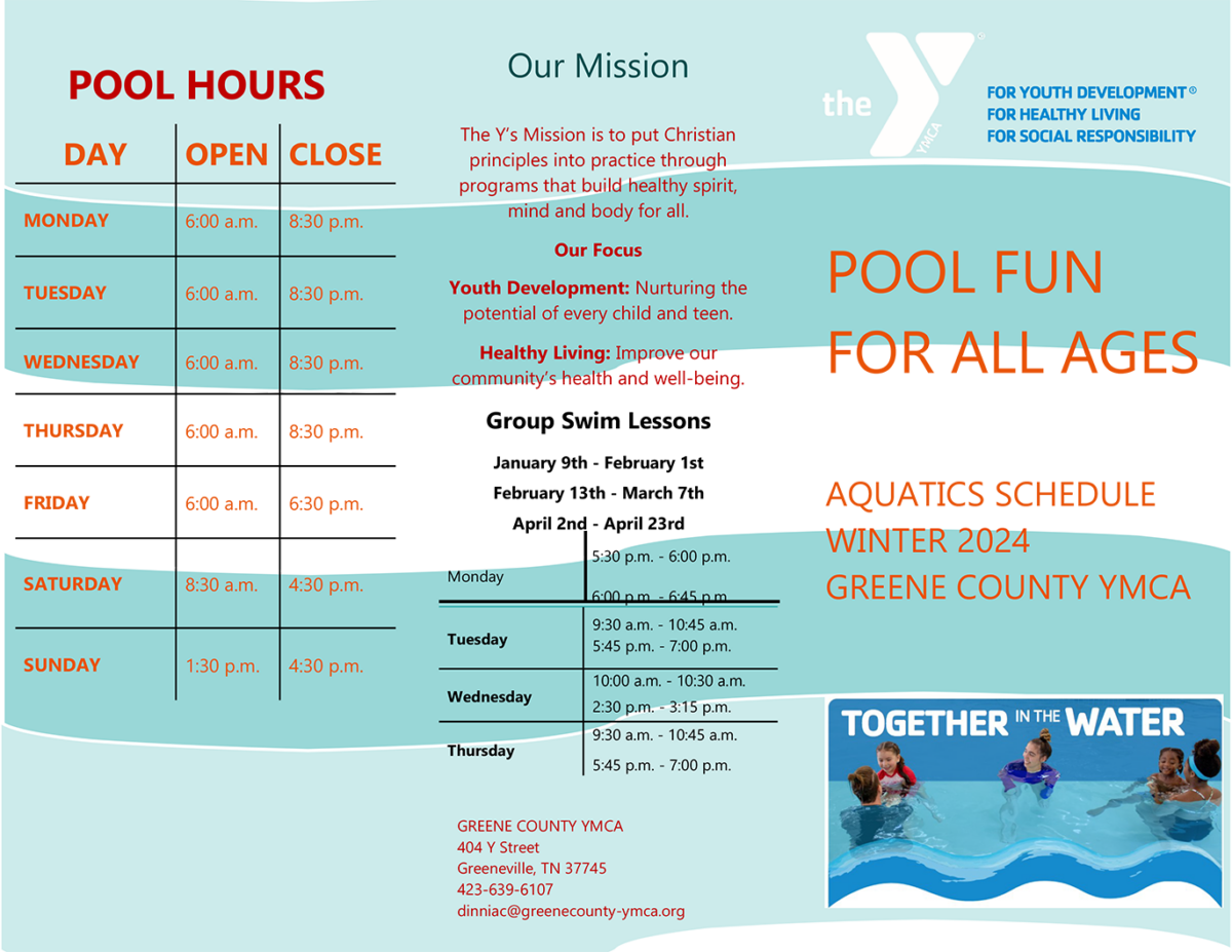Schedule Greene County YMCA